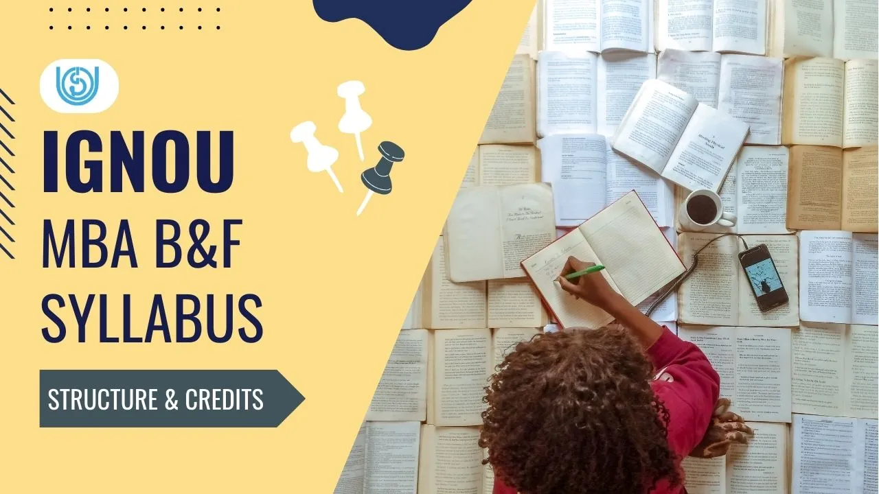 IGNOU MBA Banking and Finance Syllabus 2024